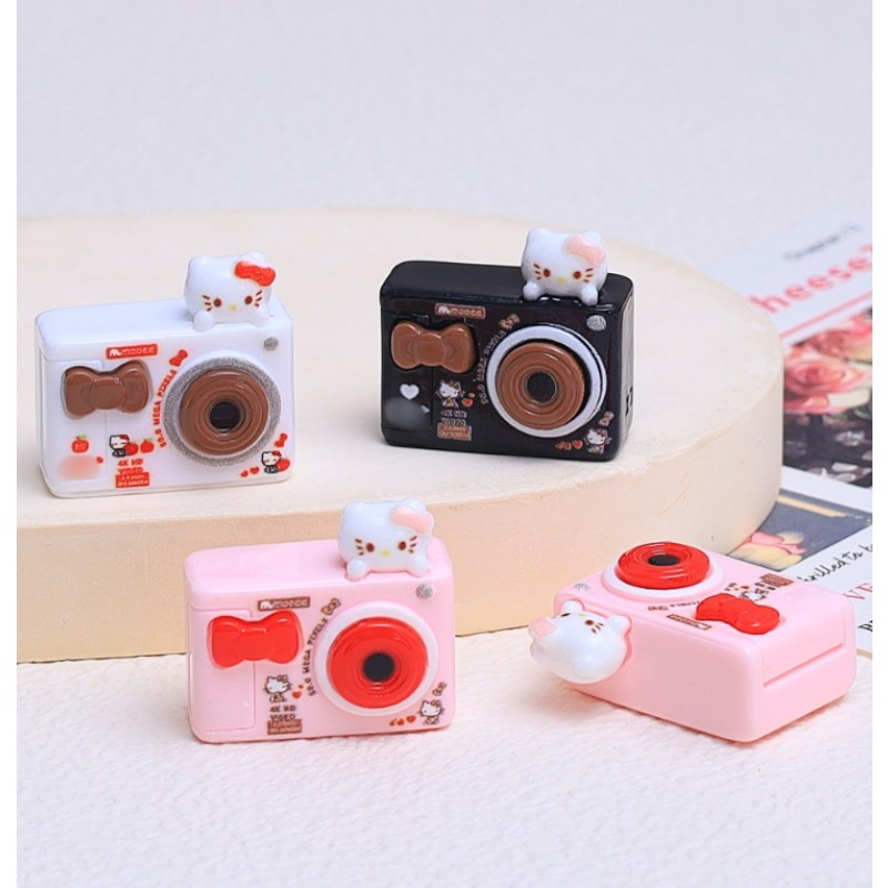 Camera Charms Factory - 3D Cartoon Cat Resin Decorations