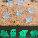 Glow Charms Manufacturer - Elephant Resin Dollhouse Figures