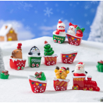 Christmas Crafts Factory - 3D Santa Snowman Miniature