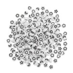 Acrylic Beads Manufacturer - 100pcs Flat Round Cube Beads