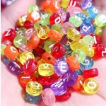 Letter Beads Factory - Transparent English Alphabet Beads