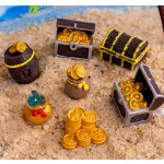 Pirate Ornaments Factory - Treasure Gold Coin Aquarium Decor