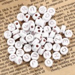 Plastic Beads Factory - 4x7mm A-Z Alphabet Jewelry Beads