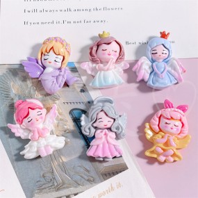 Resin Charms Factory - Cute Girl Princess Hair Clip