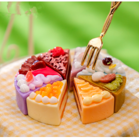 Bread Charms Manufacturer - 3D Cake Fruit Miniature Figurines