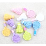 Sport Charms Factory - Badminton Ball Keychain Accessories