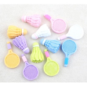 Sport Charms Factory - Badminton Ball Keychain Accessories