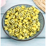 Smile Face Beads Factory - 10mm Acrylic Crackle Spacer Beads
