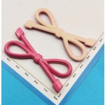 Rhinestone Charms Manufacturer - Diamond Dog Bowknot Keychain