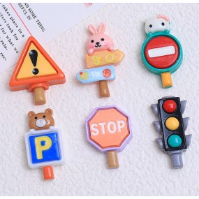 Traffic Charms Manufacturer - Road Sign Flatback Phone Case
