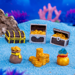 Pirate Ornaments Factory - Treasure Gold Coin Aquarium Decor