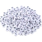 Resin Beads Manufacturer - Mixture Enamel Alphabet Beads