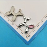 Rhinestone Charms Manufacturer - Diamond Dog Bowknot Keychain