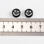Smile Face Beads Factory - 10mm Acrylic Crackle Spacer Beads