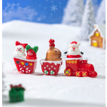 Christmas Crafts Factory - 3D Santa Snowman Miniature