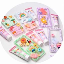 Double Color Glue Factory - Resin Flat Back Cream Glue