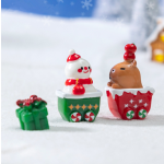 Christmas Crafts Factory - 3D Santa Snowman Miniature