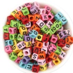 Letter Beads Factory - Solid Alphabet Big Hole Silicone Beads