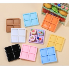 Food Craft Factory - Plate Fridge Magnets Cake Charms