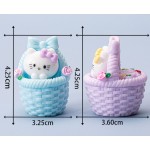 Cat Figures Factory - Flower Basket Car Desktop Ornaments