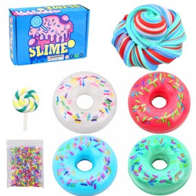 Slime Charms Manufacturer - 4pcs Donut Cotton Sprinkles