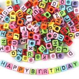 Letter Beads Factory - Solid Alphabet Big Hole Silicone Beads