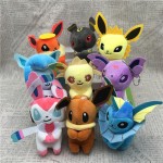 Eevee Keychain Factory - OEM Custom 10cm Plush Keyring