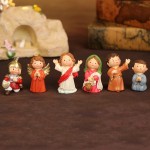 Farmhouse Nativity Factory - Polyresin Holy Family Decor