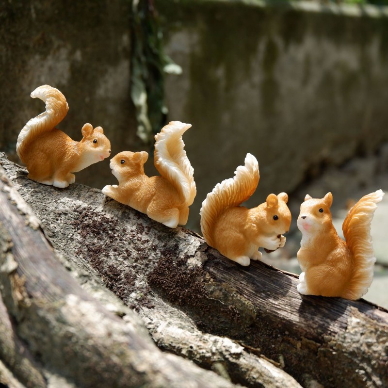 Squirrel Decor Manufacturer - Animal Miniature Landscape