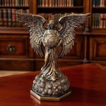 Angel Sculpture Manufacturer - Bronze Wing Archangel Resin Art