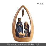 Holy Family Statue Factory - Cartoon Nativity Set Gift
