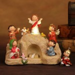 Farmhouse Nativity Factory - Polyresin Holy Family Decor