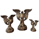 Angel Sculpture Manufacturer - Bronze Wing Archangel Resin Art