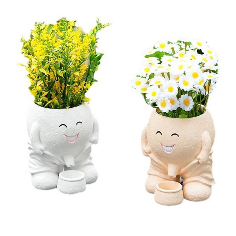 Funny Planter Manufacturer - Peeing Boy Succulent Pot
