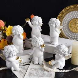 Angel Statue Factory - White Resin Knick-knacks Kids Gift