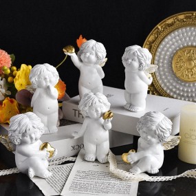 Angel Statue Factory - White Resin Knick-knacks Kids Gift