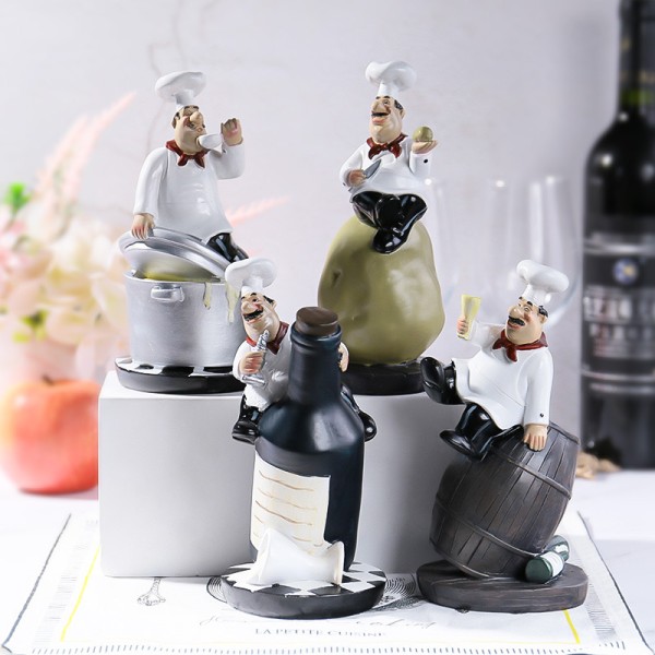 Funny Chef Factory - Kitchen Figurine Counter Decoration