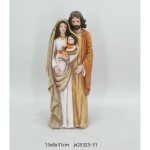 Nativity Figurine Manufacturer - Wooden Finish Holy Family