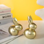 Easter Statue Factory - Golden Rabbit Animal Figurine Gift