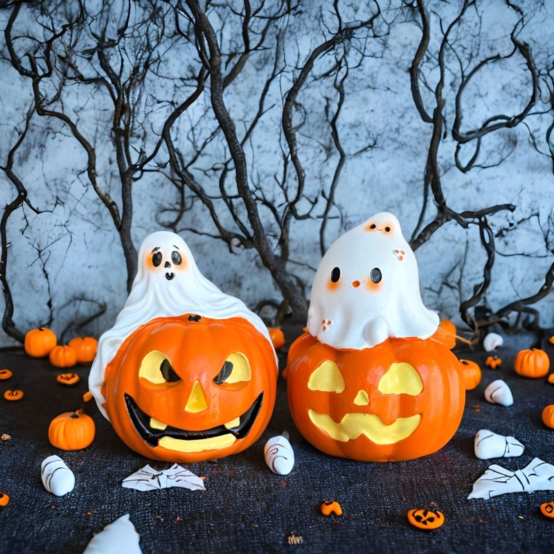 Ghost Figurine Manufacturer - Cute Specter Halloween Decor