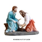 Jesus Cross Manufacturer - Polyresin Holy Family Sculpture