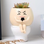 Toilet Planter Factory - Cute Face Succulent Pot Novelty