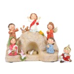 Farmhouse Nativity Factory - Polyresin Holy Family Decor