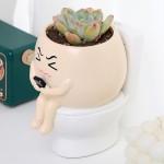 Toilet Planter Factory - Cute Face Succulent Pot Novelty