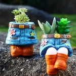 Cowboy Planter Manufacturer - Jeans Succulent Pot Ornament