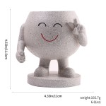 Smile Face Planter Manufacturer - Human Face Flower Pot