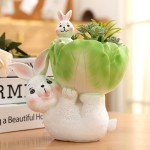 Rabbit Planter Factory - Resin Bunny Flower Pot Ornament