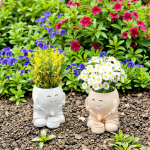 Funny Planter Manufacturer - Peeing Boy Succulent Pot