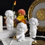Angel Statue Factory - White Resin Knick-knacks Kids Gift