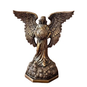 Angel Sculpture Manufacturer - Bronze Wing Archangel Resin Art